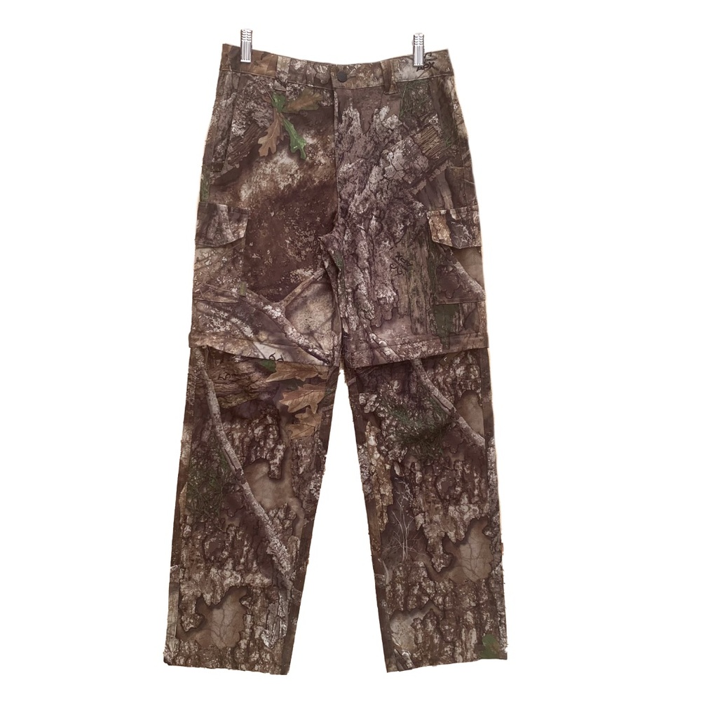 Magellan Outdoors RealTree Camouflage Hunting‎ Pants Youth Large Water Wicking